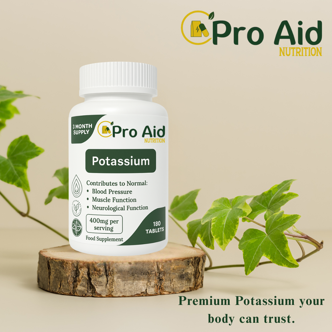 Potassium Tablets Supplement 200mg Muscle & Neurological Support