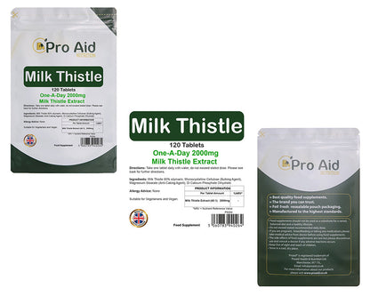 Maca Root 500mg Tablets | 120 Pack | High Strength Herbal Extract | Vegetarian & Vegan | By Proaid