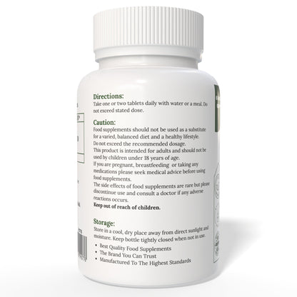 Calcium 400mg Tablets | 180 Pack | Healthy Bones & Teeth | UK Made | Vegan | By Proaid