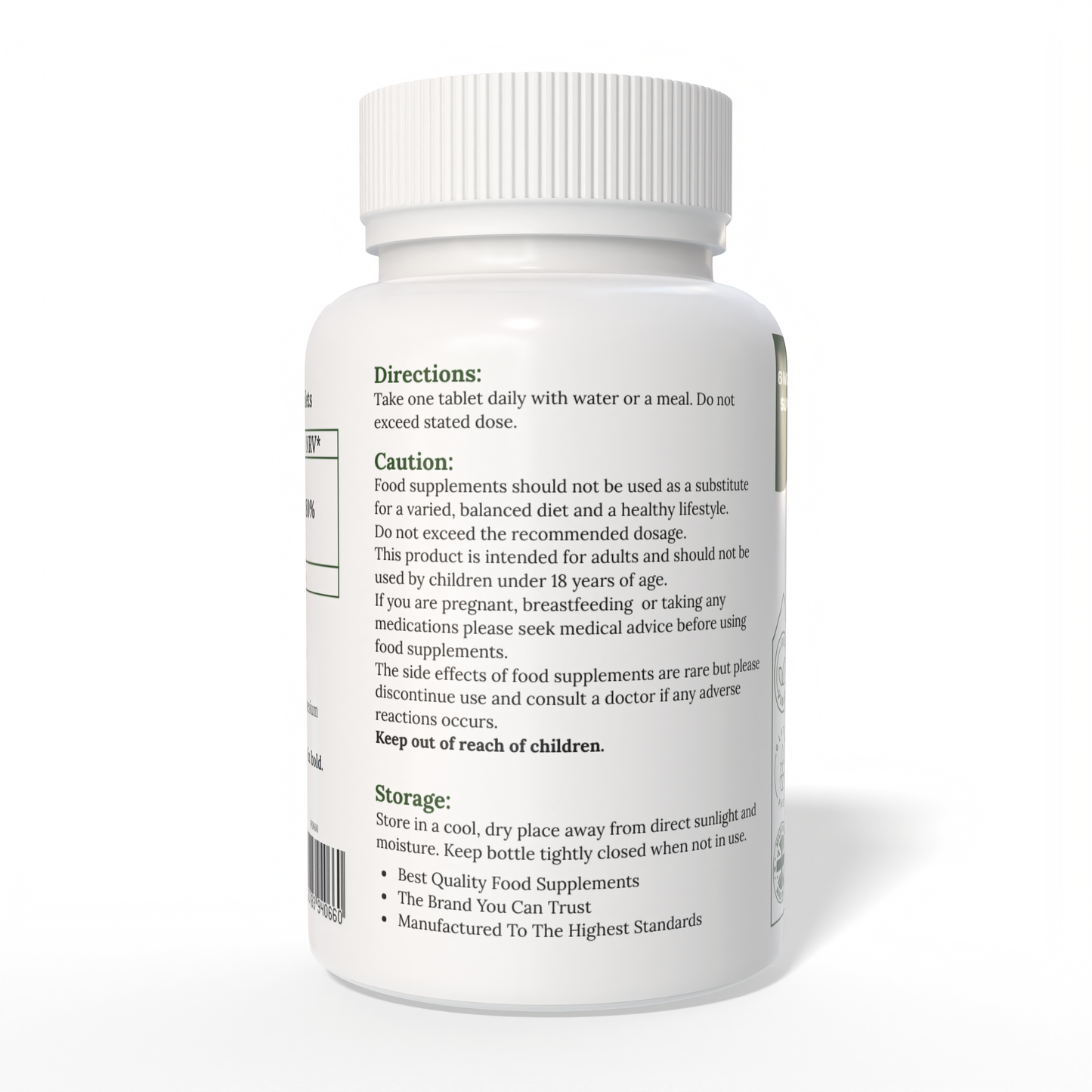 Magnesium Tablets 180 Pack by Proaid | Vegan & Vegetarian | 6 Months Supply | Made in UK