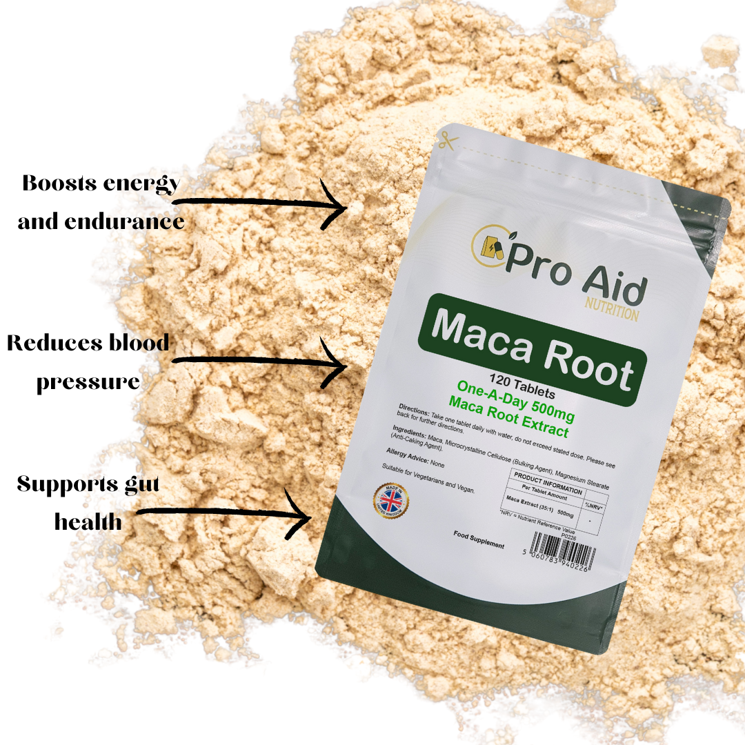 Maca Root 500mg High Strength Herbal Extract